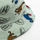 Панама детская MINAKU "Динозавры", цвет зелёный, размер 46-48  (артикул 7328871)  большой выбор товаров оптом и в розницу по низким ценам с доставкой