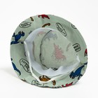 Панама детская MINAKU "Динозавры", цвет зелёный, размер 46-48  (артикул 7328871)  большой выбор товаров оптом и в розницу по низким ценам с доставкой