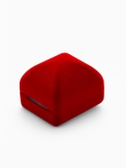 Футляр под серьги, кольцо «Традиции», бархатный, 4.5×5 см, красный - Фото 5