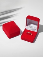 Футляр под серьги, кольцо «Традиции», бархатный, 4.5×5 см, красный - Фото 8