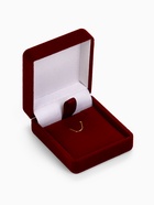 Футляр бархатный под серьги, кулон «Традиции», 4.5×5×2 см, бордовый - Фото 3