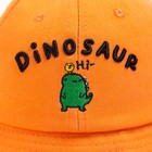 Панама для мальчика MINAKU: Dinosaur, размер 48, оранжевая - Фото 2