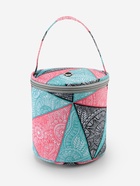 Сумка-футляр «Цветы», 1 люверс, d = 14×14.5 см, цвет разноцветный - Фото 2