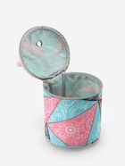 Сумка-футляр «Цветы», 1 люверс, d = 14×14.5 см, цвет разноцветный - Фото 4