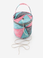 Сумка-футляр «Цветы», 1 люверс, d = 14×14.5 см, цвет разноцветный - Фото 5