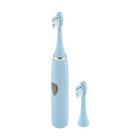 Электрическая зубная щетка HOMESTAR HS-6004, 5600 движ/мин, 2 насадки, голубая - фото 9600895