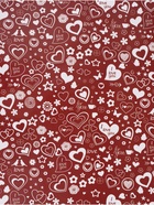 Бумага упаковочная глянцевая «Сердце», двусторонняя, 70×100 см - Фото 3