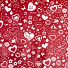 Бумага упаковочная глянцевая «Сердце», двусторонняя, 70×100 см - Фото 4