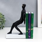 Держатель для книг "Атлет скульптура" чёрный 25,5х15х10,5 см - фото 9601128