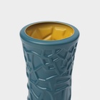 Ваза для цветов, пластик, 8.2×22 см, 650 мл, синяя - Фото 4