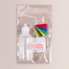Бутылочка для нанесения краски, со шкалой деления, 50 мл, 7 насадок, цвет разноцветный/прозрачный - Фото 7