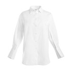 Блузка женская MINAKU: Casual Collection, цвет белый, размер 42 - Фото 4