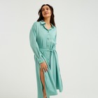Платье женское MINAKU: Casual collection, цвет зелёный, размер 42 - Фото 3
