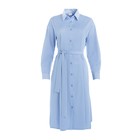 Платье женское MINAKU: Casual collection, цвет голубой, размер 42 - Фото 8