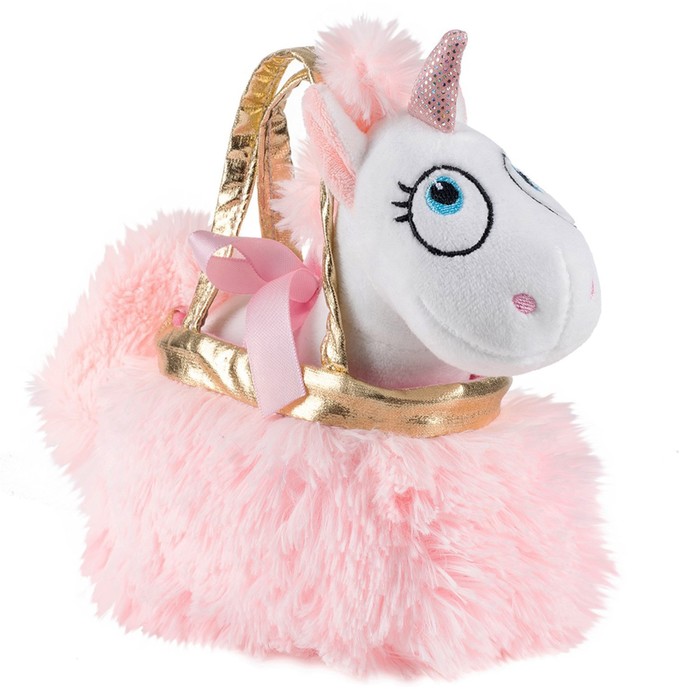 Мягкая игрушка «Единорог», в сумочке-переноске, 18 см