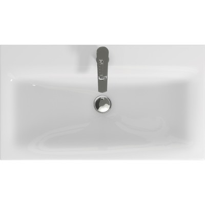 Раковина встраиваемая Cersanit MODUO 80, с 1 отверстием под смеситель, белый