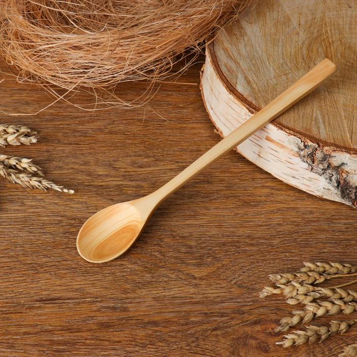 Ложка деревянная для турки, можжевельник, 22.5 см, МИКС - Фото 1