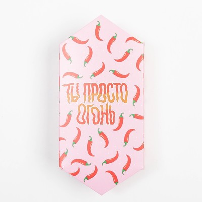 Полотенце махровое «Этель. Ты просто огонь» 30×30 см, 100 хлопок, 340 г/м², красное
