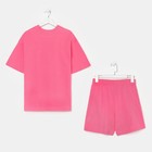 Пижама женская (футболка и шорты) KAFTAN Basic р. 40-42, розовый 7677127 - фото 357709 Пижама женская (футболка и шорты) KAFTAN Basic р. 40-42, розовый 7677127 - фото 357709