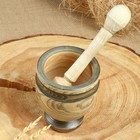 Набор: ступка с пестиком, ясень , 13 см, МИКС - Фото 16