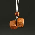 Подвеска на зеркало в автомобиль «Кубики», 2.5- 3 см, можжевельник - Фото 2