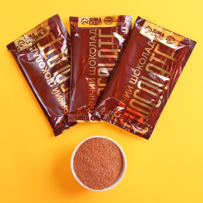 Горячий шоколад: МИКС (клубника, орех, классический) 25 г.