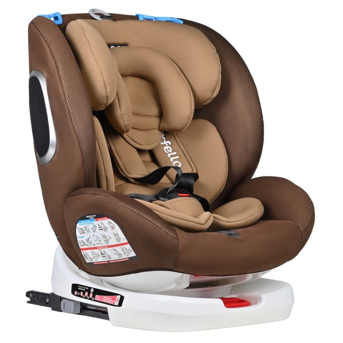 Автокресло детское Farfello YB102A(2), крепление Isofix, цвет кофейный - Фото 1