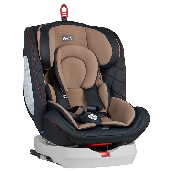 Автокресло детское Costa KBH303, крепление Isofix, цвет чёрный-кремовый - Фото 1