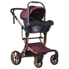 Автолюлька детская к коляске Farfello Aimile KS-2150/a, группа 0+ (0-13 кг), цвет вишневый - Фото 8