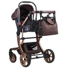 Автолюлька детская к коляске Farfello Aimile KS-2150/a, группа 0+ (0-13 кг), цвет шоколадный - Фото 7