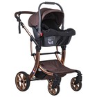 Автолюлька детская к коляске Farfello Aimile KS-2150/a, группа 0+ (0-13 кг), цвет шоколадный - Фото 8