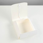 Коробка складная, белая, 15 х 15 х 5 см - Фото 3