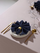 Набор салфеток с декоративными кольцами Grey pleasure, 40×40 см - 2 шт., 100% хлопок, саржа 190 г/м² - Фото 1