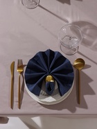 Набор салфеток с декоративными кольцами Grey pleasure, 40×40 см - 2 шт., 100% хлопок, саржа 190 г/м² - Фото 4