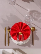Набор салфеток с декоративными кольцами Red pleasure, 40×40 см - 4 шт., 100% хлопок, саржа 190 г/м² - Фото 15