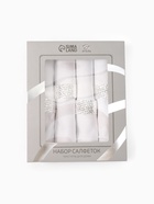 Набор салфеток с декоративными кольцами «Этель» White pleasure, 40×40 см - 4 шт., 100% хлопок, саржа 190 г/м² - Фото 13