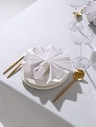 Набор салфеток с декоративными кольцами White pleasure, 40×40 см - 4 шт., 100% хлопок, саржа 190 г/м² - Фото 12