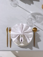 Набор салфеток с декоративными кольцами White pleasure, 40×40 см - 4 шт., 100% хлопок, саржа 190 г/м² - Фото 15
