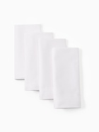 Набор салфеток с декоративными кольцами «Этель» White pleasure, 40×40 см - 4 шт., 100% хлопок, саржа 190 г/м² - Фото 6