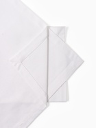 Набор салфеток с декоративными кольцами White pleasure, 40×40 см - 4 шт., 100% хлопок, саржа 190 г/м² - Фото 7