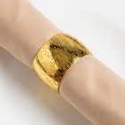 Набор салфеток с декоративными кольцами Beige pleasure, 40×40 см - 4 шт., 100% хлопок, саржа 190 г/м² - Фото 3