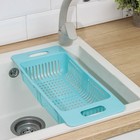 Корзина для сушки на раковину, раздвижная, 36×18×7,5 см, цвет МИКС - Фото 7