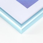 Фоторамка пластик "Радуга" 21х30 см, голубой - Фото 2
