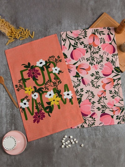 Набор кухонных полотенец Доляна For mom, 35×60 см-2 шт., 100% хлопок
