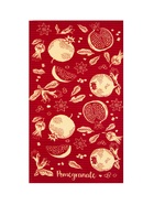 Набор кухонных полотенец «Доляна. Для тебя», 2 шт., 35×60 см, красные - Фото 5