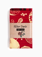 Набор кухонных полотенец «Доляна. Для тебя», 2 шт., 35×60 см, красные - Фото 6