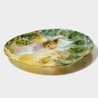 Подставка для яиц 10 ячеек Доляна «Кроличьи истории», 24×20.6 см, стекло, разноцветная - Фото 6