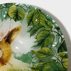 Подставка стеклянная для яиц 10 ячеек Доляна «Кроличьи истории», 24×20,6 см - Фото 7