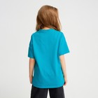 Футболка детская MINAKU:Basic line kids, цвет аквамарин, рост 98 см - Фото 3