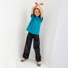 Футболка детская MINAKU:Basic line kids, цвет аквамарин, рост 152 см - Фото 5
